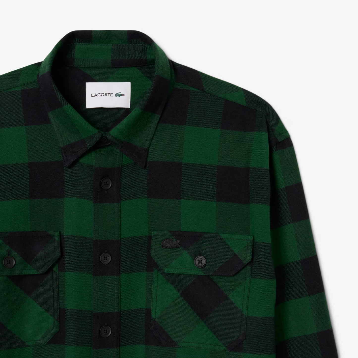 Surchemise oversized en coton à carreaux