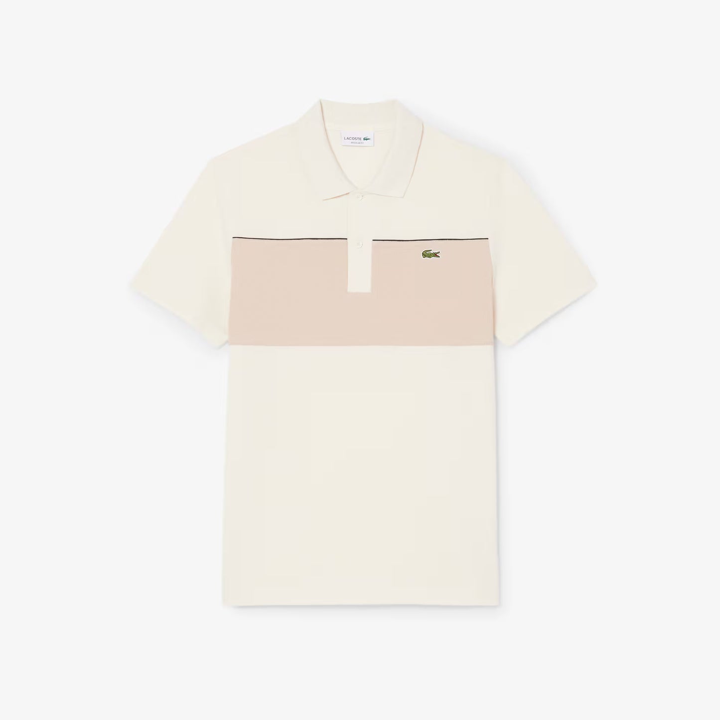 Regular Fit Colour-Block Pique Polo Shirt