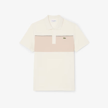 Regular Fit Colour-Block Pique Polo Shirt