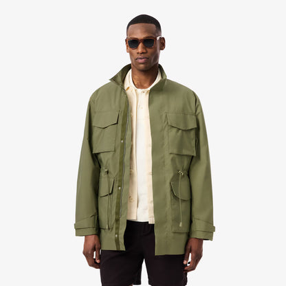 Halblange wasserabweisende Windbreaker-Jacke