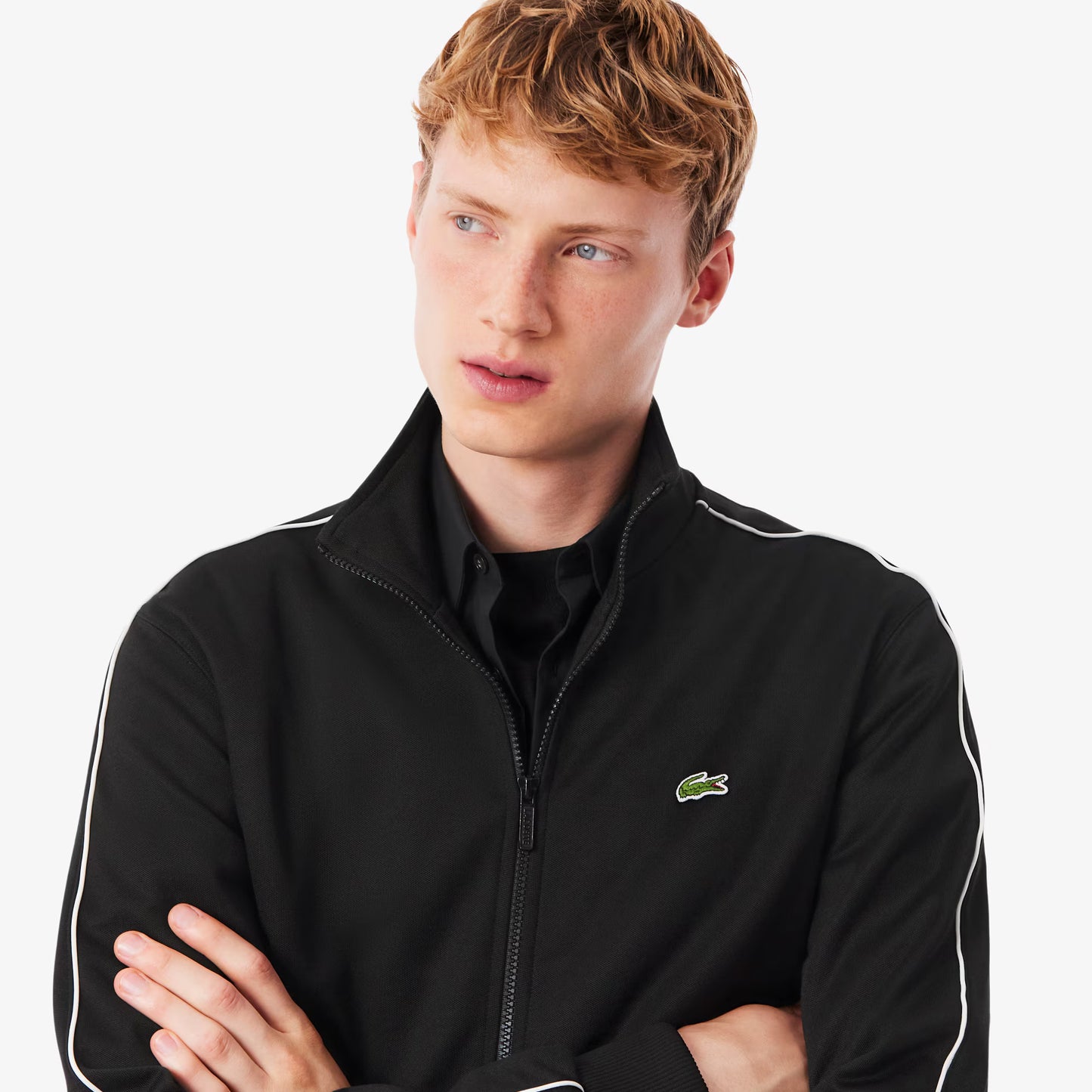 Veste de survêtement zippée en piqué Paris