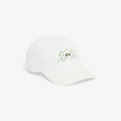 Casquette en sergé de coton imprimé