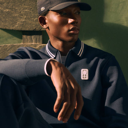 Tennis Heritage Polo Collar Zipped Sweatshirt